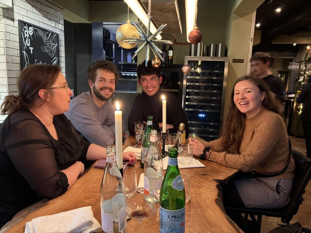 SRC-Search team in the bar