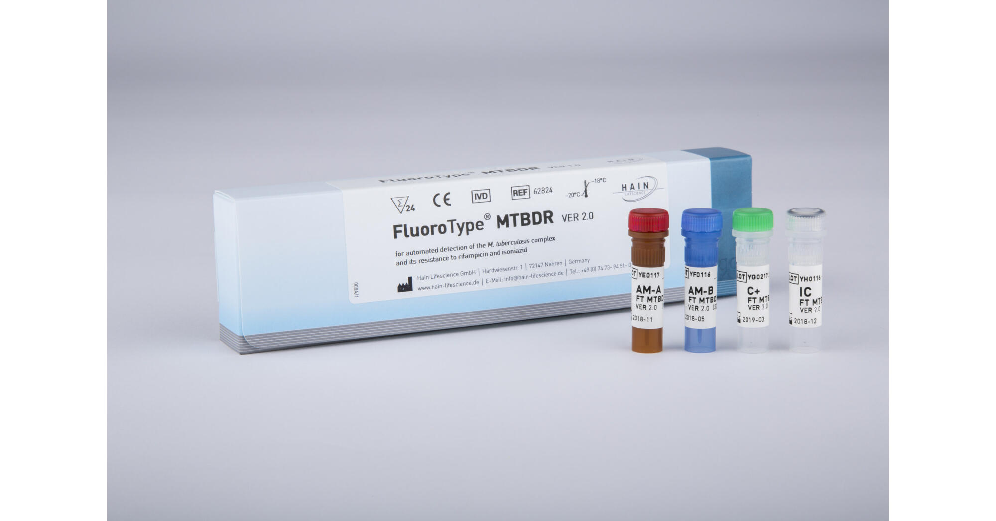 Figure 2: Fluorotype MTBDR 2.0 Kit for advanced Tb diagnostics
