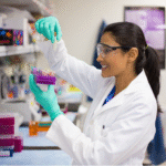 Field Application Scientist visiting a customer lab — SRC-Search career guide