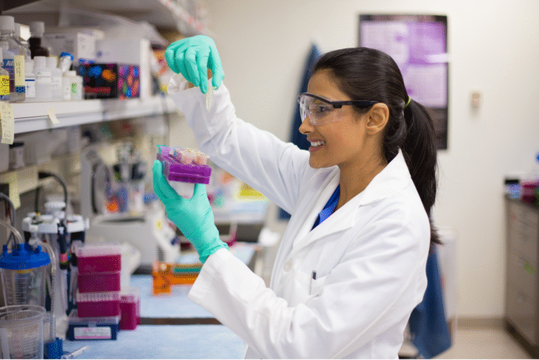 Field Application Scientist visiting a customer lab — SRC-Search career guide
