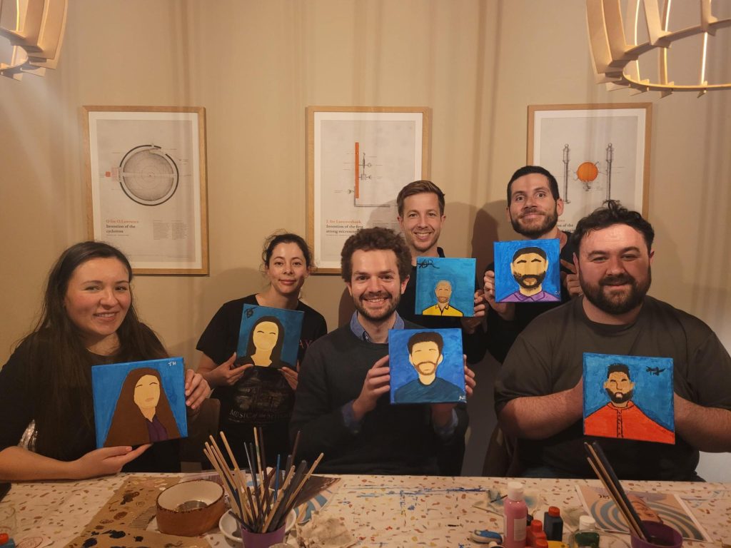 SRC-Search team painting workshop